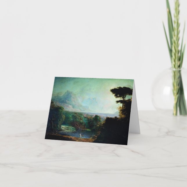 John Martins Alpheus och Arethus a Kort (Framsida)