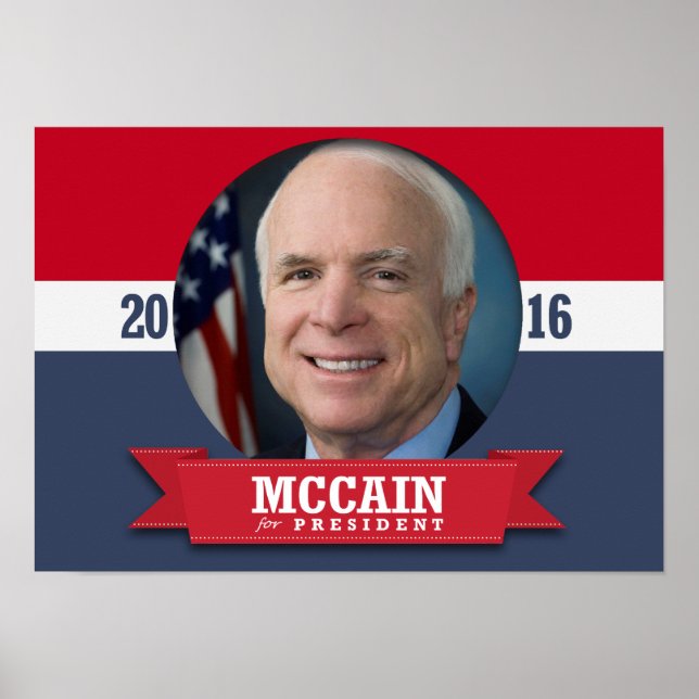 JOHN MCCAIN 2016 POSTER (Framsidan)