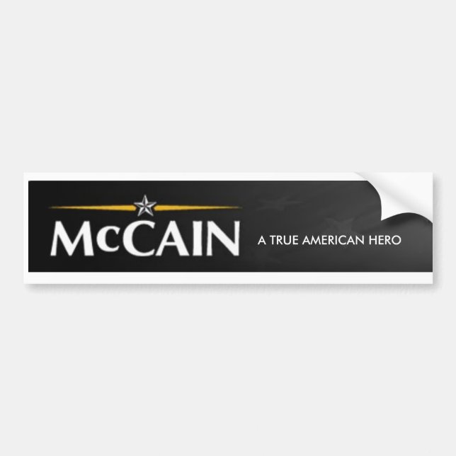 JOHN MCCAIN bildekal (Framsidan)