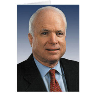 John McCain Hälsningskort
