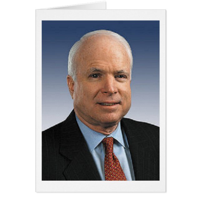 John McCain Hälsningskort (Framsidan)
