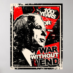 John McCain: Krig Without avslutar bekymrat Poster