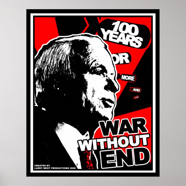 John McCain: Krig without End Poster (Framsidan)