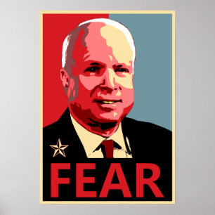 John McCain - skräck Poster