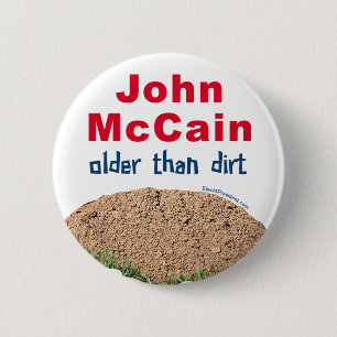 John McCain som är äldre än smuts Knapp