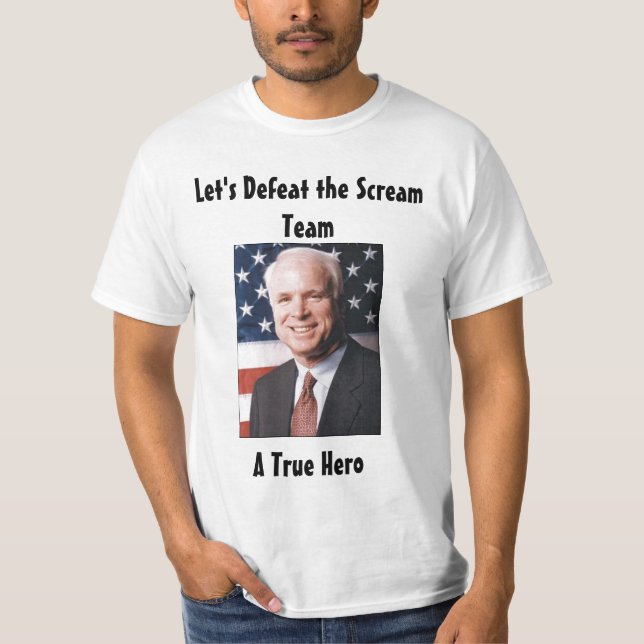 John McCain T-tröja T-shirt (Framsida)