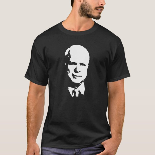 John McCain T-tröja T-shirt (Framsida)