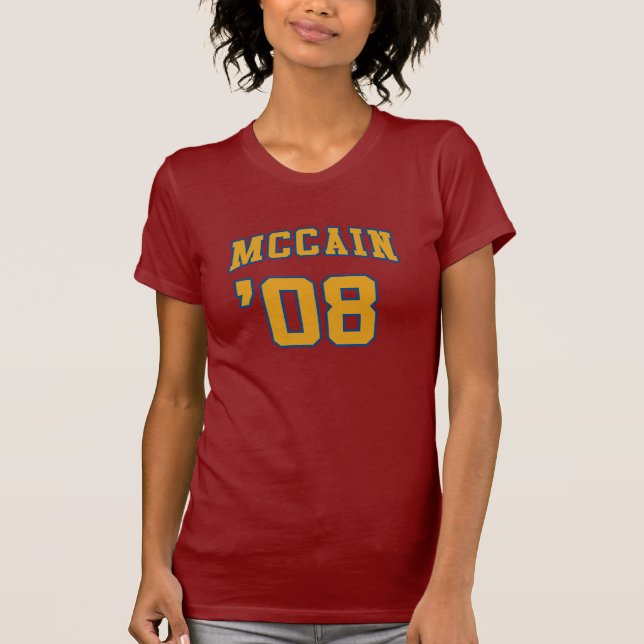 John McCain T-tröja T-shirt (Framsida)