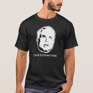 John McCain T-tröjaslogan/anpassade T-shirt