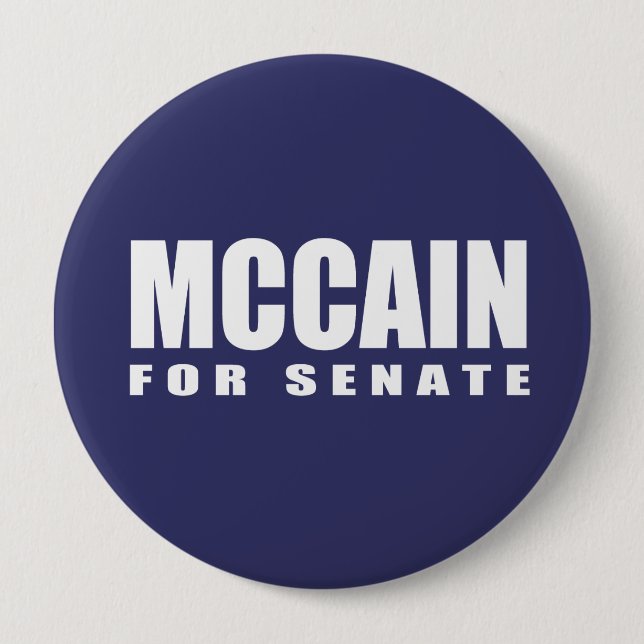 JOHN MCCAIN-valredskap Knapp (Framsida)