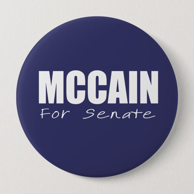 JOHN MCCAIN-valredskap Knapp (Framsida)