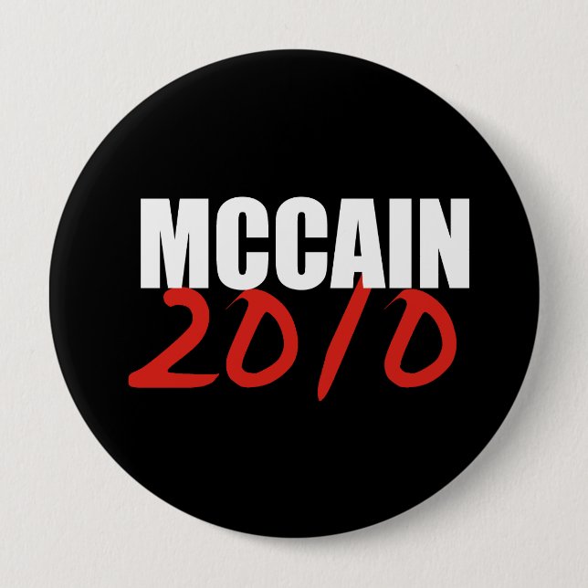 JOHN MCCAIN-valredskap Knapp (Framsida)