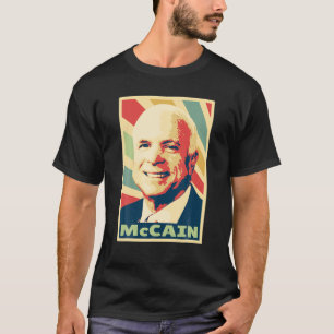 John Mccain Vintage Färg T Shirt