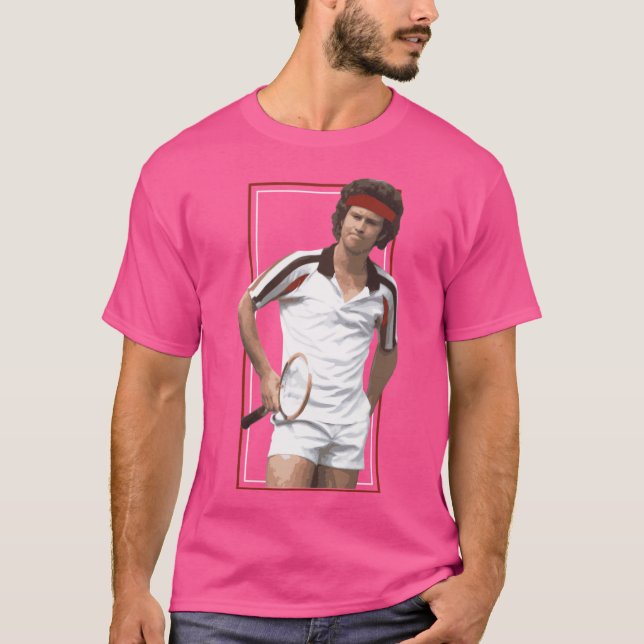 John Mcenroe 1980S T Shirt (Framsida)