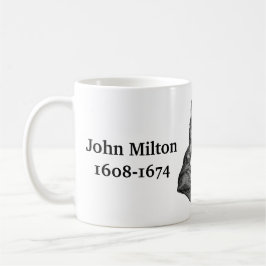 John Milton citat om bokar Kaffemugg