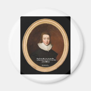 John Milton Kärlek & Choklad Citat Gåvor & Kort Magnet