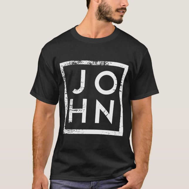 John Minimalism T Shirt (Framsida)