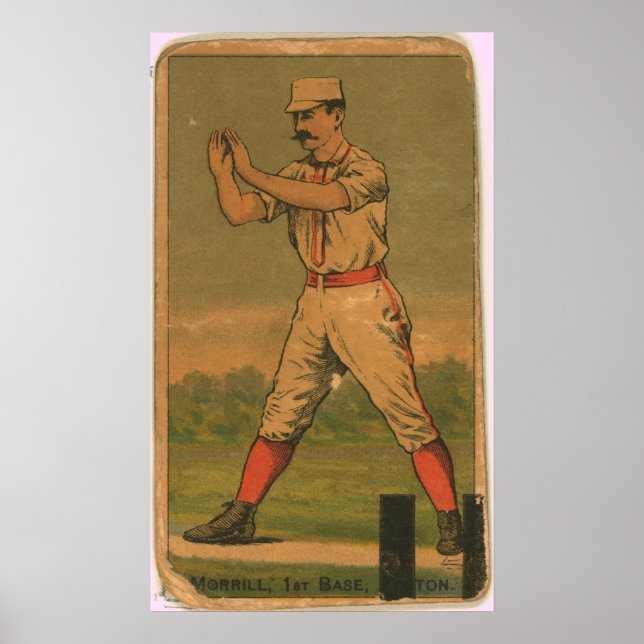 John Morrill, Boston Beaneaters Poster (Framsidan)