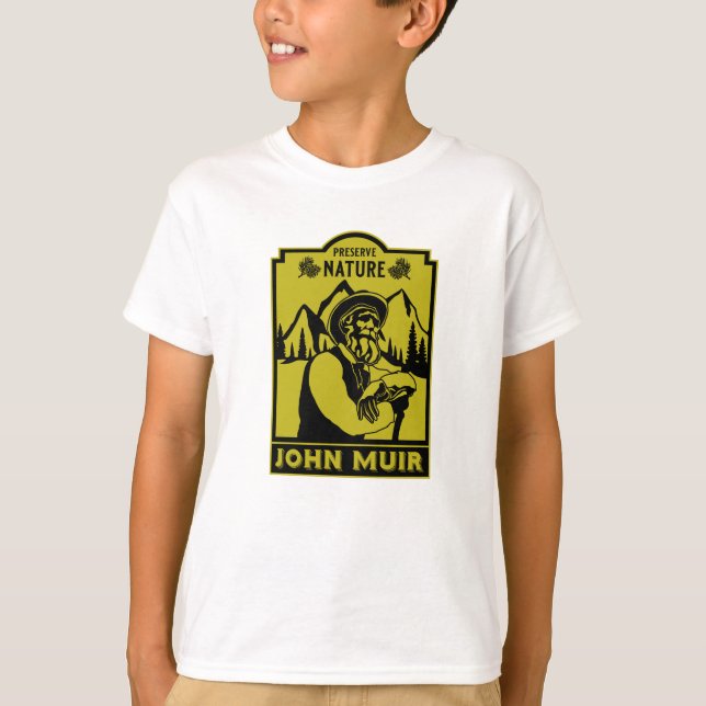 John Muir Day T Shirt (Framsida)