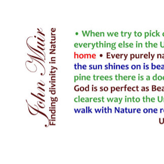John Muir, Finding Divinity i Nature Mugg