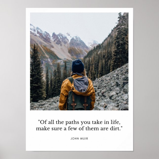 John Muir Inspirational Poster (Framsidan)