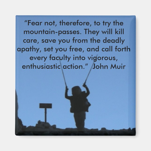John Muir Magnet (Framsidan)