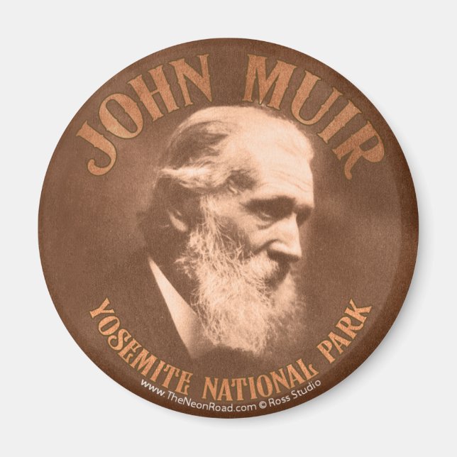 John Muir Magnet 1 Round (Framsidan)