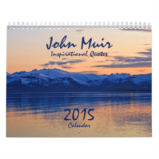 John Muir naturcitationstecken: Nyare som är Kalender (Omslag)
