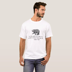 John Muir noterbar utslagsplats T Shirt
