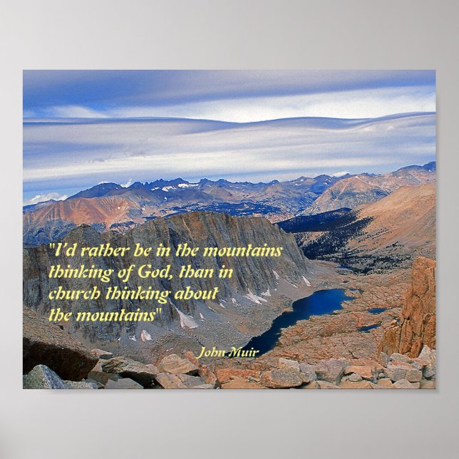 John Muir Quotation Poster (Framsidan)