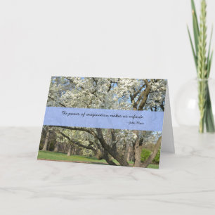 John Muir Quote Birthday Card Kort