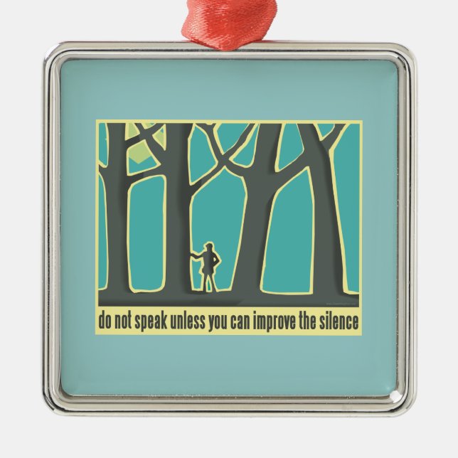 John Muir Quote Julgransprydnad Metall (Framsidan)