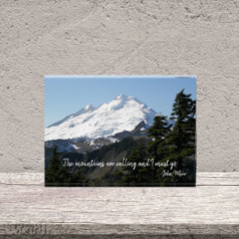 John Muir Quote Mountain