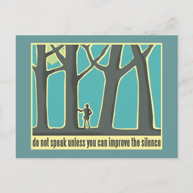 John Muir Quote Vykort (Framsida)