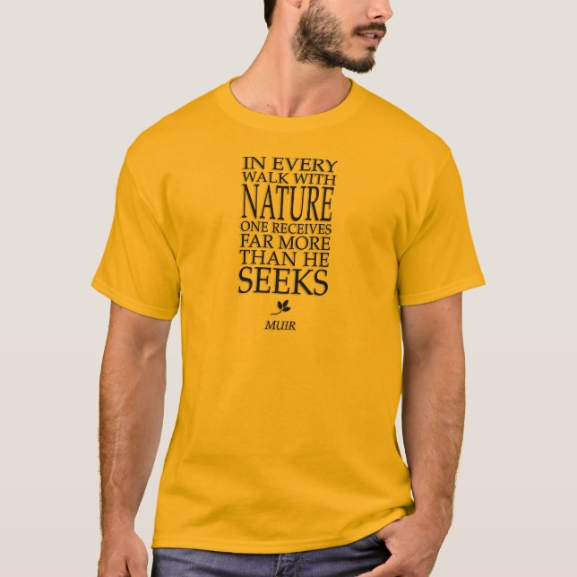 John Muir T-shirt (Framsida)
