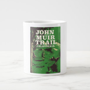 John Muir Trail California-reseaffisch. Jumbo Mugg