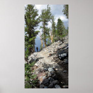 John Muir Trail Hiker - Sierra Nevada Mountains Poster