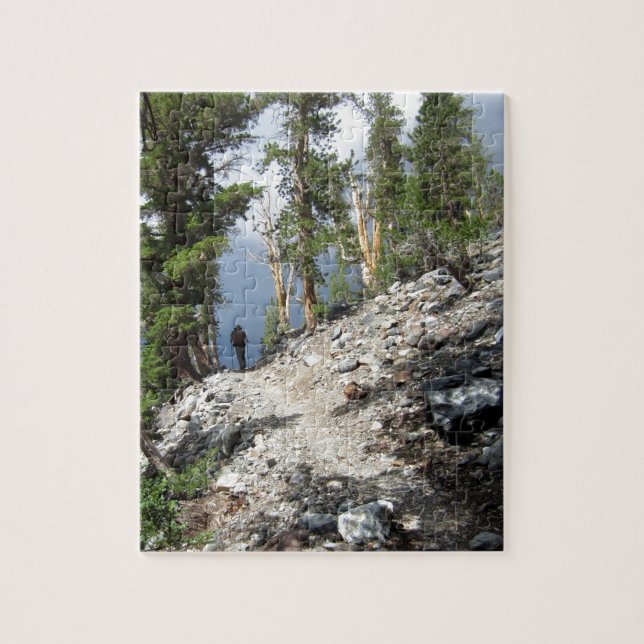 John Muir Trail Hiker - Sierra Nevada Mountains Pussel (Vertikal)