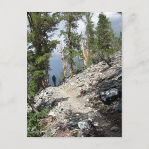 John Muir Trail Hiker - Sierra Nevada Mountains Vykort