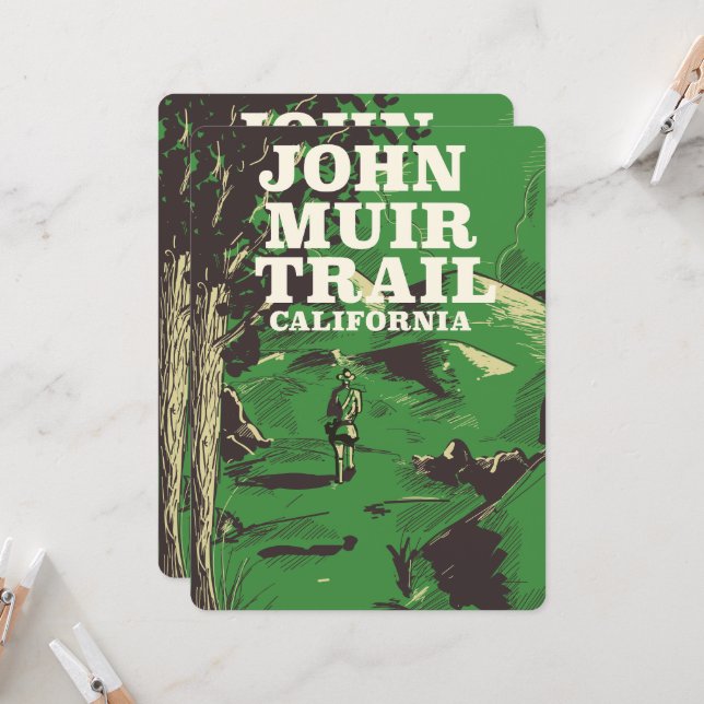 John Muir Trail Kalifornien researrangemang. (Fram/Back In Situ)