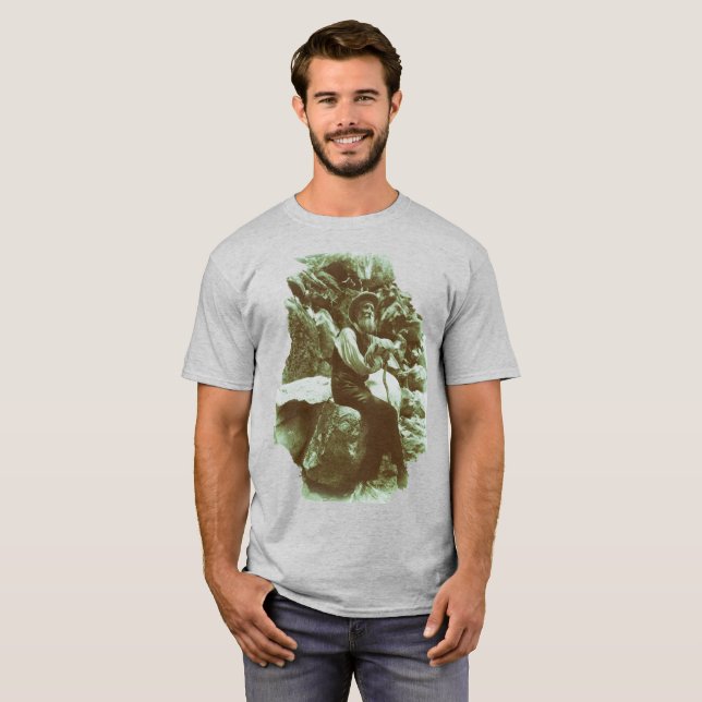 John Muir Trail Karta T Shirt (Hel framsida)