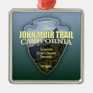 John Muir Trail (pilhuvud) Julgransprydnad Metall