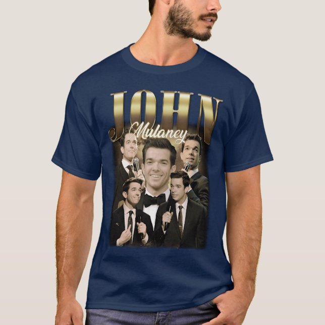 John Mulaney Vintage Bootleg T Shirt (Framsida)