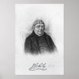 John Nichols som inristas av Woolnoth Poster