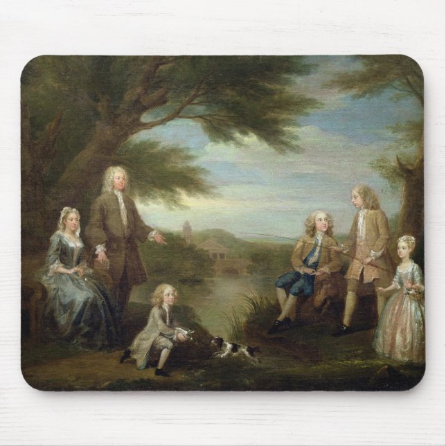 John och Elizabeth Jeffreys och deras barn, 17 Musmatta (Framsidan)