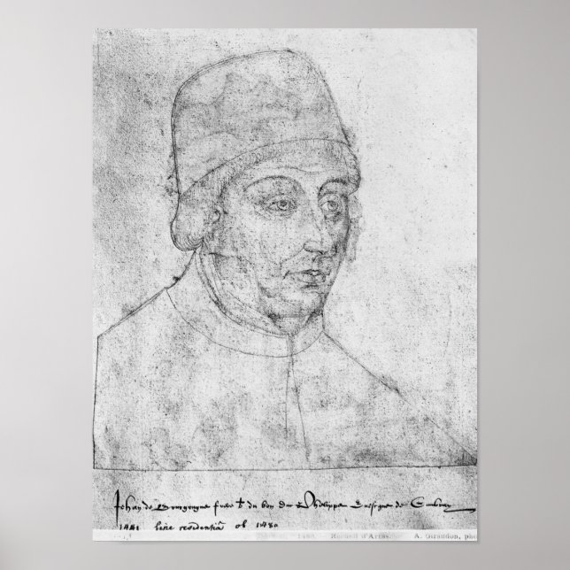 John of Burgundy, biskop av Cambrai Poster (Framsidan)
