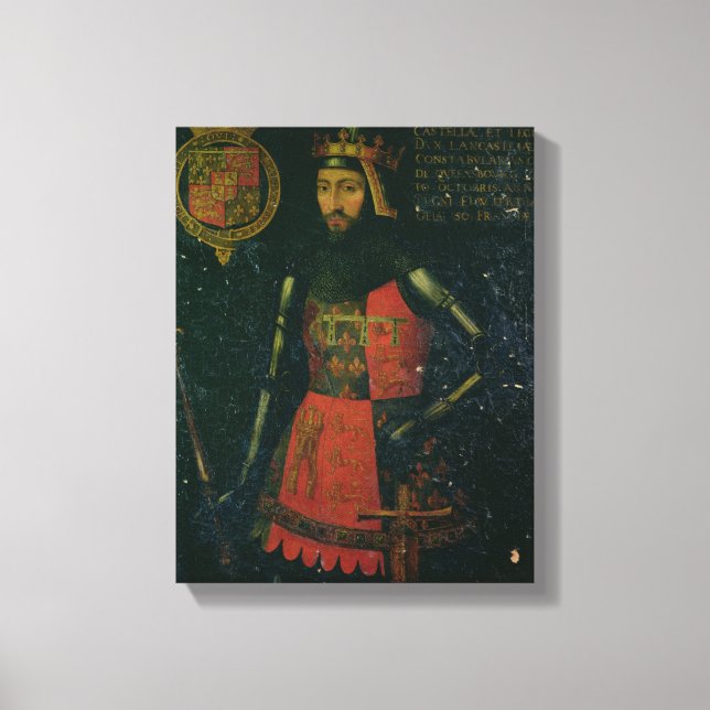 John of Gaunt, herke av Lancaster Canvastryck (Framsida)