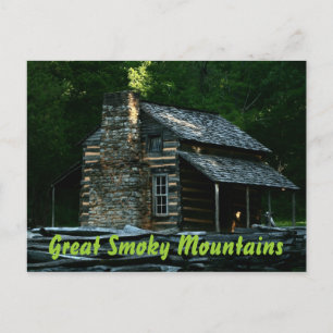 John Oliver Cabin - Underbara Smoky Mountains Vykort
