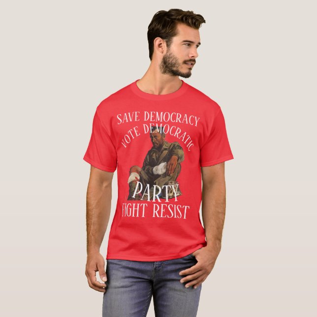 JOHN OSSOFF DHS CBP ICE TSA DEMOKRATISKA PARTIET 2 T SHIRT (Hel framsida)