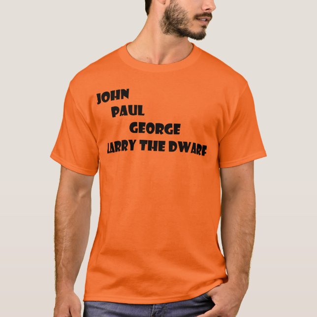 John, Paul, George & Larry dvärgen T-shirt (Framsida)